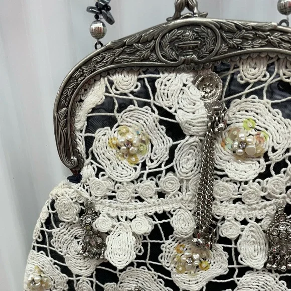 Mary Frances Lace Purse - Picture 2 of 11